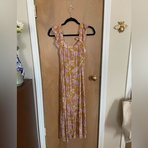 Knox Rose long yellow sun dress